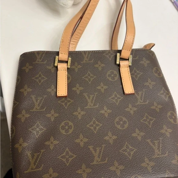 Fashion bag brown and cream - Picture 1 of 4